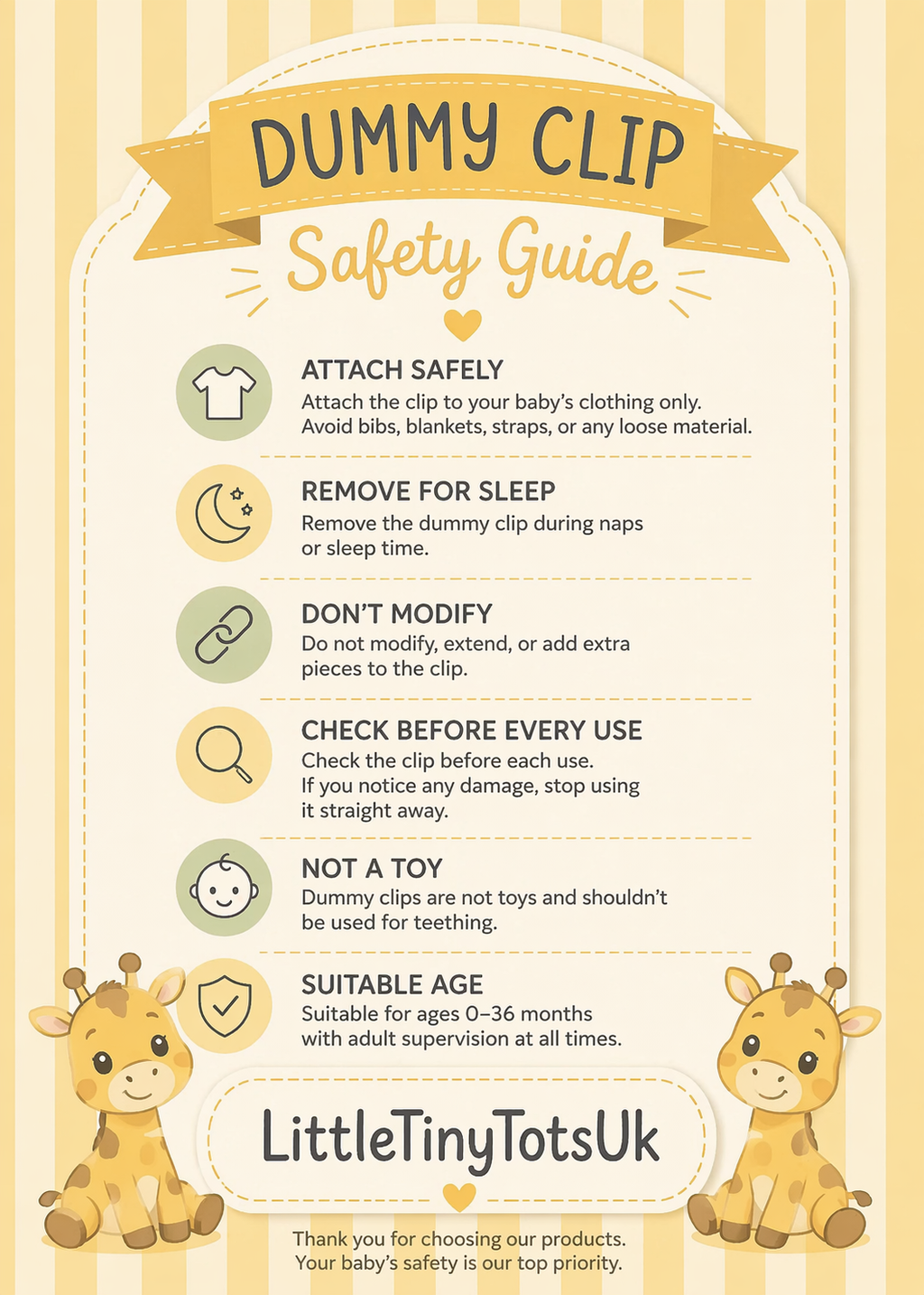 Personalized Dummy Clips